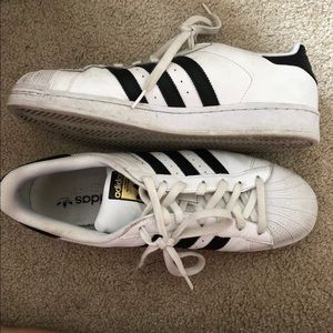 Gently worn Adidas superstars